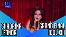 SHABRINA LEANOR - OSCAR WINNING TEARS | GRAND FINAL INDONESIAN IDOL XIII