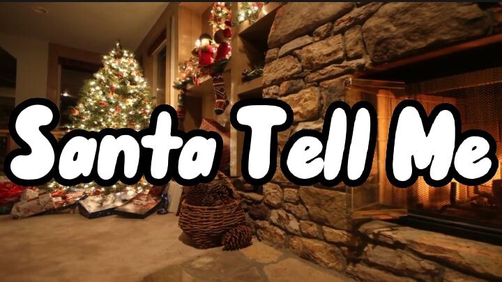 Santa Tell Me - Ariana Grande (Lyrics)