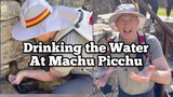 Drinking the Water at Machu Picchu Peru