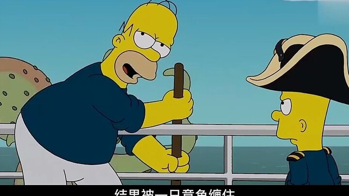 出海第一天，侯默就得了坏血症 #搞笑 #辛普森一家
