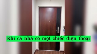 Khi cả nhà có một chiếc điện thoại