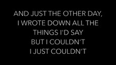 Incase You Didn't Know/By Brett Young/MV Lyrics HD