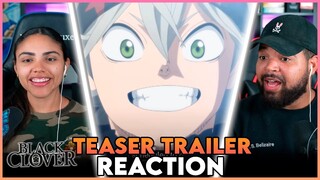 FINALLY SOME MORE BLACK CLOVER! - Official Movie Teaser Trailer Reaction