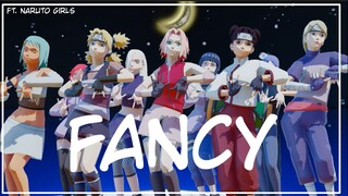 【MMD】Fancy ft.Naruto Girls