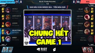 CHUNG KẾT: RSG vs. DV trận 1 | ICON SERIES SEA - Giải đấu LMHT Tốc Chiến chính thức 2021