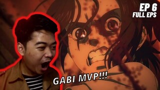 FIX GABI BOCIL EPEP! HEADSHOT! Attack On Titan Season 4 Part 2 Episode 6 Reaction