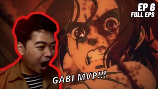 FIX GABI BOCIL EPEP! HEADSHOT! Attack On Titan Season 4 Part 2 Episode 6 Reaction