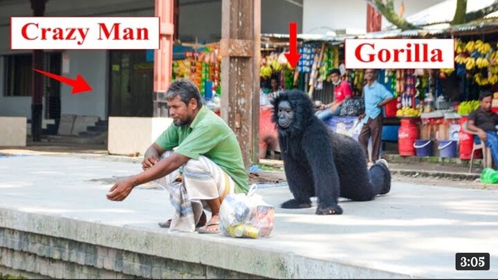 Gorilla prank full fun with indians-2