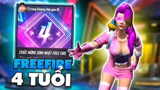 [Free Fire]Y Tá Tham Quan Free Fire 4 Tuổi Có Gì Đặc Biệt |Ngân Kaito