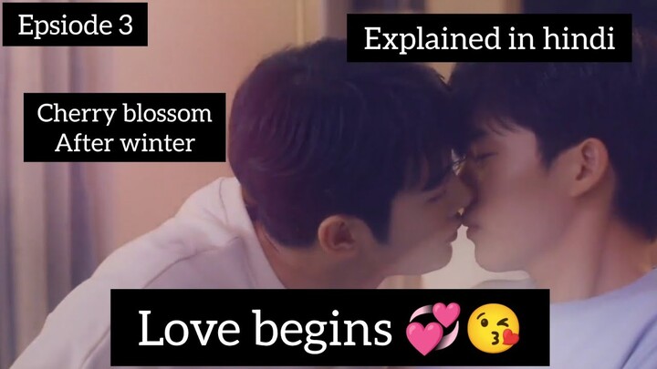 (BL) Cherry Blossom After Winter Epsiode 3 Explained in Hindi | korean bl #cherryblossom #blseries