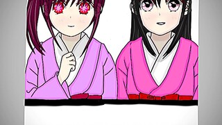 versi chibi vs versi bocil 🗿😉🌸🌺