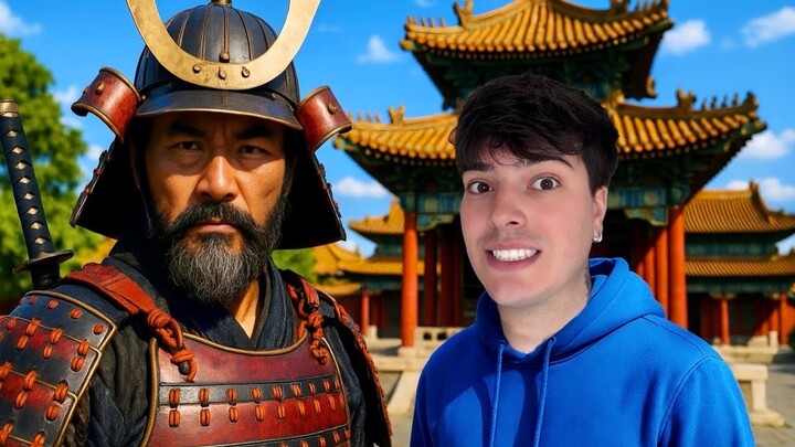I meet a Chinese warrior for the first time