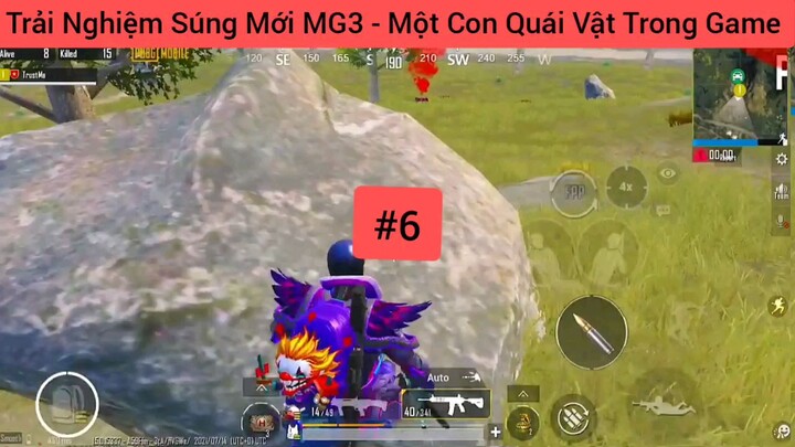 trải nghiệm súng mới MG3 mọi con quái vật trong game #6