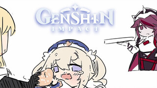 (คลิปสั้นทำเอง)Genshin Impact โรซาเรียสอนให้บาบาห์ร่านิสัยเสียนี่เอง