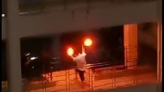 In the school after the power outage, the gods return!