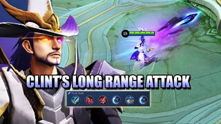 THIS CLINT HAS A LONGER RANGE THAN LAYLA - CLINT BUILD AND GAMEPLAY MOBILE LEGENDS