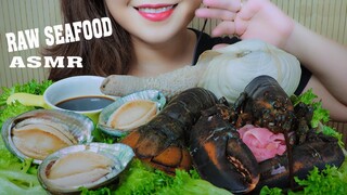 ASMR MOST POPULAR RAW SEAFOOD ON MY CHANNEL PART 08 GEODUCK ,ABALONE,LOBSTER EATING SOUND |LINH-ASMR