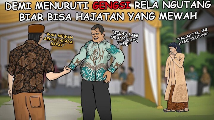 Azab bapak-bapak yang menuruti gengsi rela ngutang sana sini Part 1  Animasi aza