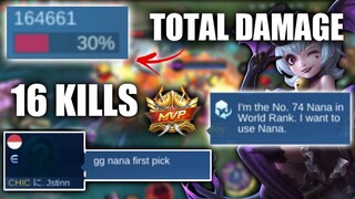 Top Global Nana Diremehkan Tim Sendiri Karena First Pick? Auto Buktikan Gendong Tim - Mobile Legends
