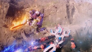 Fox dan Cow bergabung untuk bertarung sementara, Kamen Rider Polar Fox Episode 36