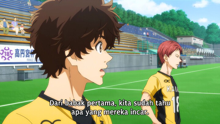 Ao Ashi Season 2 Episode 4 - Ashito Menjadi Pemain Kunci Dalam laga Debutnya di Tim A !!