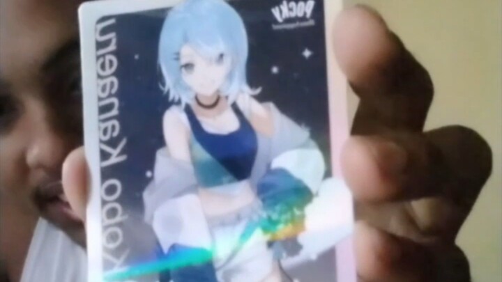 Photocard kolaborasi Hololive ID × Pocky Indonesia