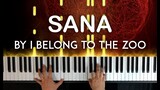 Sana by I Belong to the Zoo piano cover | with lyrics | free sheet music