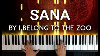 Sana by I Belong to the Zoo piano cover | with lyrics | free sheet music