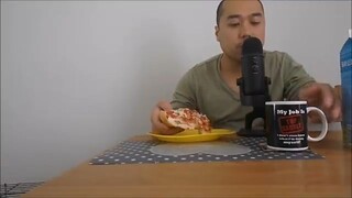 Eating Homemade Pizza ASMR