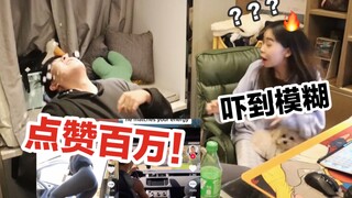 Too cruel! Using a method that received millions of likes abroad to prank his girlfriend... She was 