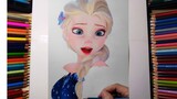 Lukisan|Ratu Elsa yang Bisa Bergerak