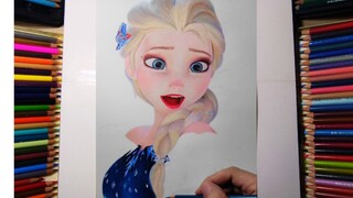 Painting|Moving Queen Elsa