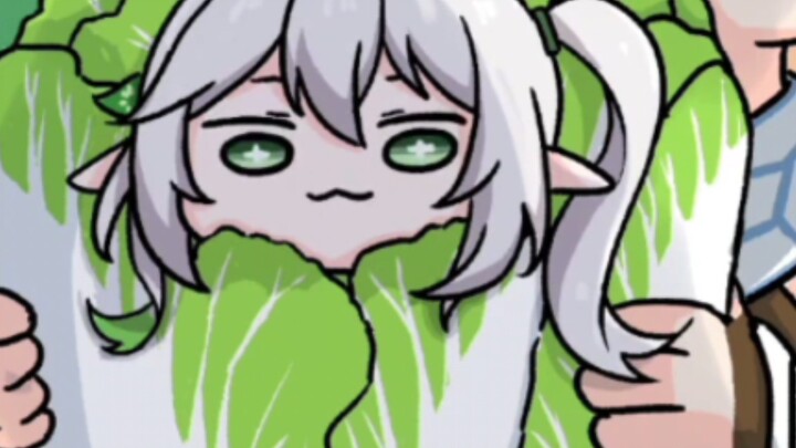 [Genshin Impact] Why don't you raise such a cute vegetable bun Nashida???