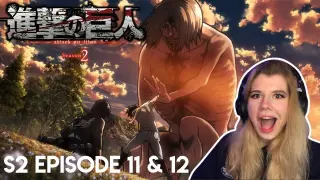 Attack on Titan S2 Episode 11 & 12 Reaction [Eren's the 🐐 but his life is also unbelievably unfair]