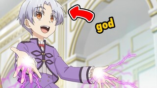 He reincarnated without magic, but surprises everyone when he unlocks the power of god | Anime Recap