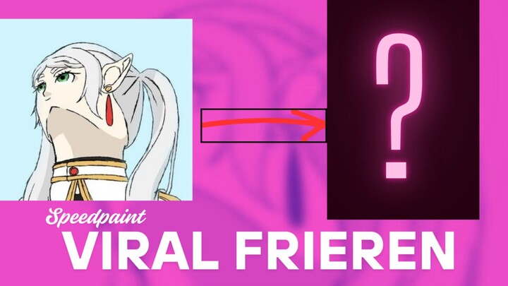 speed painting Viral Frieren (SSousou no Frieren)