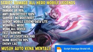 Script Damage Mobile Legends + Attack Speed No Password Patch Terbaru | Mobile Legends