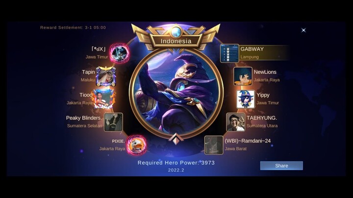 RANK BANTAI PUBLIK MODE: ON  -- TOP GLOBAL CYCLOPS!!