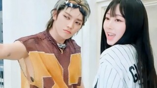 【aespa+NCT】师兄妹一起拍cha后台教对方跳舞花絮！