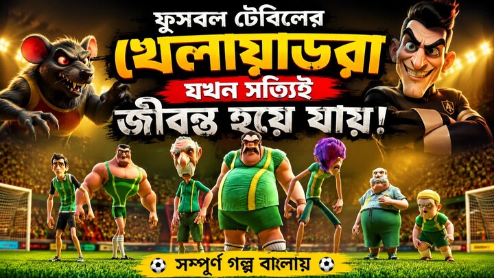 ফুসবল টেবিলের খেলোয়াড়রা যখন সত্যিই জীবন্ত হয়ে যায়! 😱 | Underdogs Movie Explained Bangla