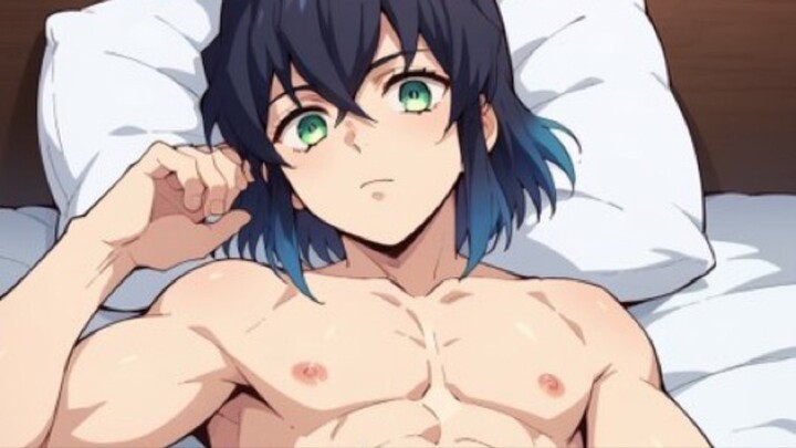 Inosuke si femboy imut pamer perkutut demon slayer
