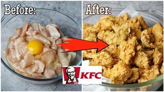 CRISPY KFC STYLE FUNSHOTS FRIED CHICKEN POPCORN