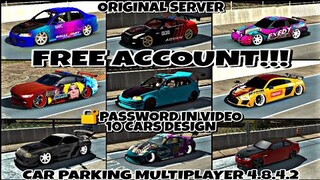 || Free Account Giveaway || 10 Rare Cars New Design || Car Parking Multiplayer 4.8.4.2