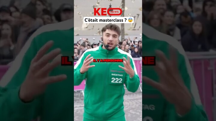 INOXTAG A RATÉ SON ÉVÉNEMENT SQUID GAME ? 😨 (Votre avis ?) #shorts #inoxtag #squidgame #tiktok