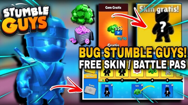 BUG STUMBLE GUYS TERBARU 2022 ! FREE GEM & FREE SKIN PERMANEN! Stumble Guys Terbaru 2022 !