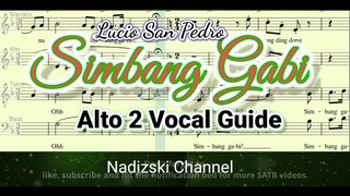 SIMBANG GABI_SATB (Alto 2 Vocal Guide) Lucio San Pedro