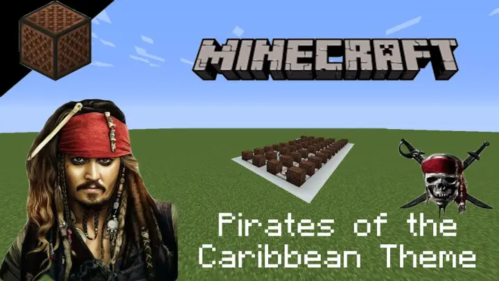 Minecraft | Pirates of the Caribbean "He's a Pirate" - Note block Doorbell Tutorial