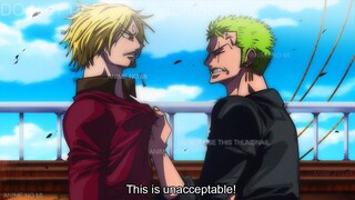 Zoro's Terrible Action When Sanji Loses His Emotions - One Piece