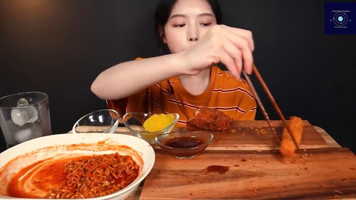 cô gái ăn uống 265 #cookingpanda