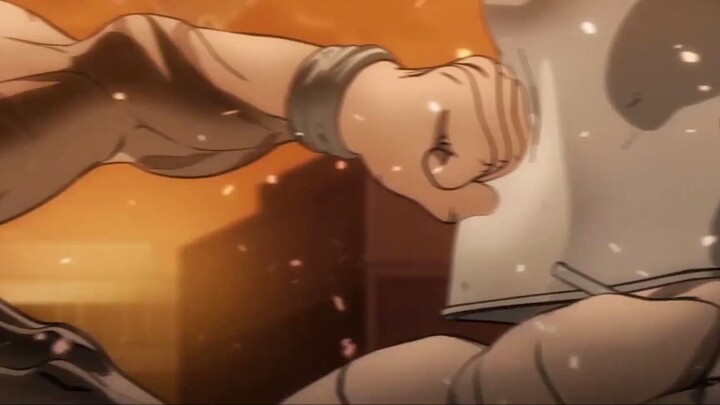 The young Baki was furious and took out his anger on Oliva with his fists.
